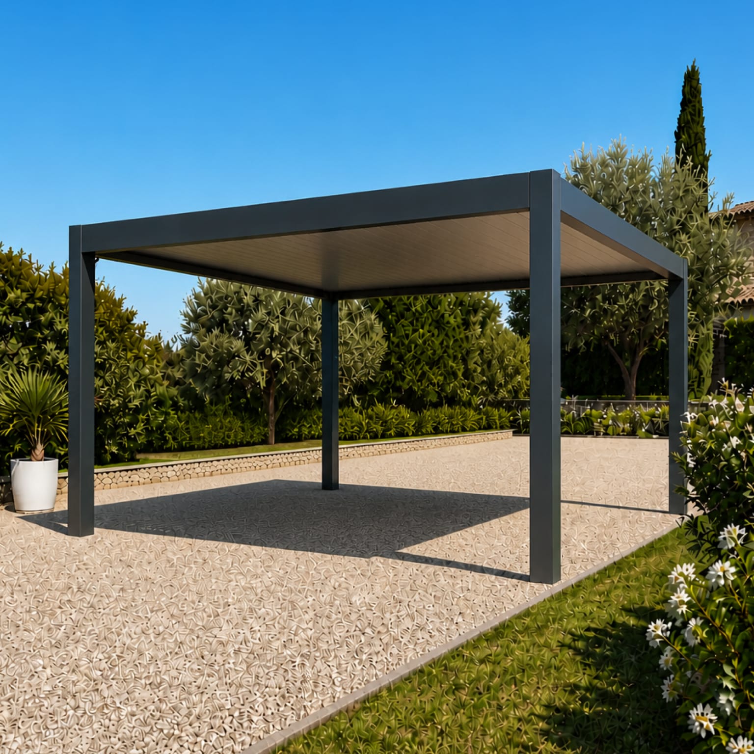 Carport Veralys anthracite