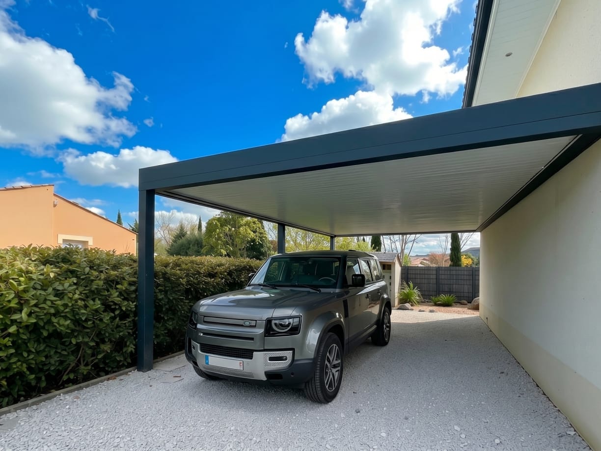 Carport Veralys adossée