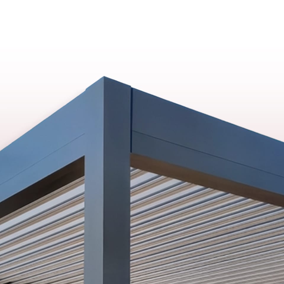 Pergola focus structure poteaux et poutres